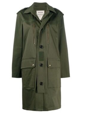 Zadig & Voltaire Kiddy Mili Etoiles Parka size Small